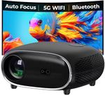 【Auto Focus & HDMI ARC】AUN Projector SmartBeam Projector for Home 4K Support, 11700 Lumen Auto Keystone 5G WiFi BT 5.2 YouTube PrimeVideo Hotstar Builtin Apps 1080p Native Resolution Full HD Projector