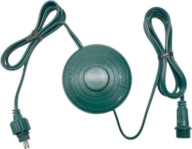 8 Lights Mode Power Cord Foot Switch 1/2inch Plug Raintight for Christmas Tree Lights Compatible Replacement for TS-8W29V, TS-13W29V, TS-17W29V, TS-18WL29V, TS-26WL29V, TS-48W29V