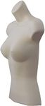 Female Hanging Mannequin Half Body Form Bust Shop Display 3QTR SKIN (LIGHT SKIN 3/4 LADIES)