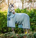 Horseware Ireland Amigo Bug Buster Fly Sheet 6'9" Azure Blue/Navy & Electric Blue