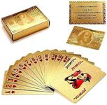 PARTISH Playing Cards l 52 PCS Gold Foil Card Golden Cards… (Golden Playing Cards)