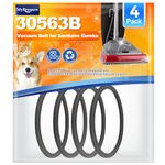 4 Pack Vacuum Belts for Sanitaire Commercial Upright SC679, Round Belt for Eureka Vacuum Cleaner,Replace Parts 30563B, 30563A