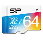 Silicon Power 64GB up to 85MB/s MicroSDXC UHS-1 Class 10, Elite Flash Memory Card with Adaptor (SP064GBSTXBU1V20SP)