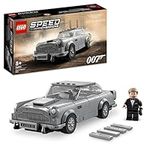 LEGO 76911 Speed Champions 007 Aston Martin DB5 James Bond Replica Toy Car Model Kit Kids With Minifigure, No Time To Die Movie Collectible Set