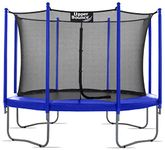 Machrus Upper Bounce Trampoline 7.5FT 9FT 10FT 12FT 14FT 15FT 16FT, Recreational Trampolines with Enclosure- ASTM Approved- Outdoor Trampoline for Kids and Adults with Safety Net and Spring Padding
