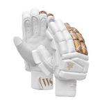 WHITEDOT Sports Leather Versed Levlon Crickt Batting Gloves (Mens/Adult/Large, Right Cricket)