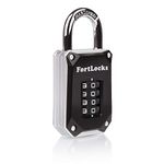 Combination Padlock | 4-Digit Padlock with Code | Gym Padlock | Locker Padlock | Weatherproof Lock | for Indoor and Outdoor Use | Cut-Proof, Heavy-Duty, Hardened Steel | 1-Pack Silver