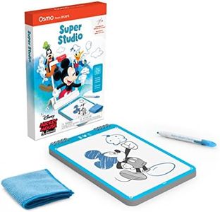 Osmo - Super Studio Disney Mickey Mouse & Friends - Ages 5-11 - Learn to Draw - For iPad or Fire Tablet Educational Learning Games - STEM Toy Gifts, Boy & Girl-Ages 5 6 7 8 9 10 11(Osmo Base Required)