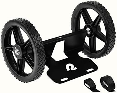 Retrospec Palisade 45 & 65 Qt Cooler Wheel Kit with 12” No-Flat Tires - Durable Straps & Power-Coated Steel Axles - 65qt