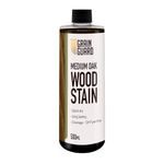 GRAIN GUARD Wood Stain | Medium Oak | 500ml | Water-Based & Low Odour | Eco-Friendly and Non-Toxic | Interior Furniture Wood Stain | Easy Application | Quick Drying