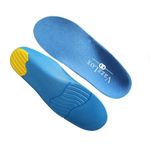 VazzLox Orthotic Arch Support Shoe Insoles, Children Pu Cushioning Inserts, Shock Absorption Velvet Surfaces Deep Heel Cup Inner Sole for Flat Feet, Plantar Fasciitis, Feet Heel Pain Relief