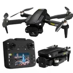 Toladrone TD12LCD Drone with Camera for Adults, Foldable Drone with LCD Screen Remote Control Brushless Motor Optical Flow Positioning RC Drones Quadcopter for Beginners
