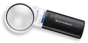 ESCHENBACH 1511-5 Handheld Loupe Mobilax LED 5X Magnification with LED Light