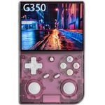 G350 Retro Game Console,Linux System RK3326 G350 Handheld Game Console Built-in 64G TF Card 4371 Games,3.5-inch IPS Screen, WiFi, Bluetooth 4.2, HDMI Output, 3200mAh Battery