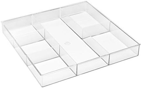 Whitmor 6-Section Clear Drawer Organizer