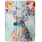 DuraSafe Cases for iPad 7.9 Inch Mini 5th [ Mini 2019 5 Gen ] A2133 A2124 A2126 MUQY2HN/A MUQW2HN/A MUQX2HN/A MUU52HN/A Ultra Slim Smart Auto Sleep/Wake Printed PC Cover - Deer Print