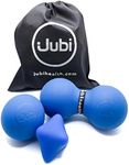 JubiHealth Massage Ball Set + Free Video Tutorials. Trigger Points And Release Myofascial Tension. Accupoint Massage and Muscle Pain Relief..