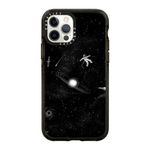 CASETiFY Impact iPhone 12 Pro Case [4X Military Grade Drop Tested / 8.2ft Drop Protection] - Gravity 3.0 - Clear Black