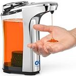 Everlasting Comfort Automatic Soap Dispenser, Touchless - No Drip Hand Soap Dispenser with Adjustable Output, Motion Sensor - Liquid Hand Wash, Hand Sanitizer Dispenser for Bathroom, Kitchen (500ml)
