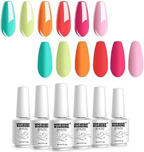Vishine Gel Nail Polish Set Treding Summer Gel Polish Kit - Bright Colors Collection - UV LED Nail Gel Required, 8ml Bottle Nail Art