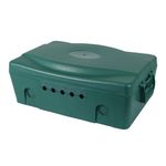 Masterplug Weatherproof Electric Box for Outdoors, 345 x 220 x 126.5 mm, Green