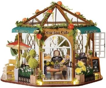 Miniature Wizardi Roombox Kit - Wooden Coffee Shop Dollhouse Kit