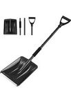 Snow Shovel for Car Driveway, 2024 New Upgrade Snow Shovels for Snow Removal,...