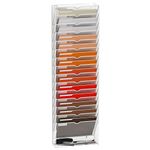 SUPEASY 16-Tier Wall File Organizer Hanging Wall File Holder for Papers, Folders, Files Clipboard & Magazine Organization Great for Office Home, White