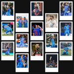 Virat Kohli Poster | Virat Kohli Polaroids (8 x 6 cm) King Kohli Kit (Set of 15) | World Cup 2024, Indian Cricket Team, King Kohli Posters for Phone Accessories, Bedroom, Office, room decoration (Virat Kohli)