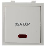 Anchor by Panasonic 1 Way 32 Amp Switch with Indicator | On Off Switch Heavy Duty Electrcial Swtich (White)