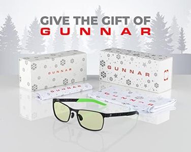 Gunnar Optiks Gaming Glasses Holiday Bundle - Razer FPS Holiday Bundle Includes Razer FPS Blue Light Glasses, Hard Case, Pouch and Wipes - Not Machine Specific;