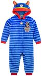 Paw Patrol Onesie For Boys | Chase Onesie For Kids | Fleece Boys Pyjamas | Blue 6-7 Years