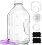 64 Oz Heavy Duty Glass Milk Bottle 
