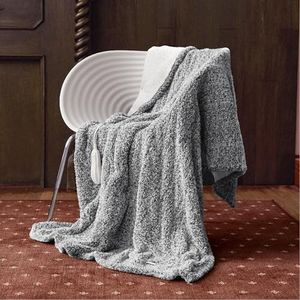 Templewet Heated Blanket Electric Throw 50" x 60" -Heated Throw Blanket with 5 Heating Levels & 3 Hours Auto Off,Machine Washable,ETL & FCC Certification(Racoon Gray)