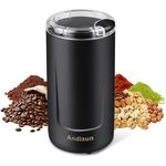 Andizun Electric Coffee Grinder, 350W Coffee Beans Grinder, 80g Large Capacity, One-Touch Operation, 304 Stainless Steel Blades, Ideal for Coffee Beans, Pepper, Grain, Spice, Nuts