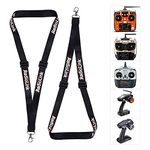 Eighteenup Radiolink 2 Pcs Adjustable Strap Lanyard for Universal RC Transmitter Neck Sling Belt Hook Mount Lanyard for DJI FPV Controller Accessories, Black, Small, Black, Small