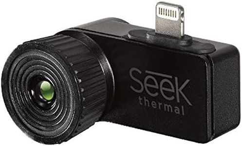 SEEK THERMAL LT-AAA Compact XR Cámara de Imagen Térmica de Rango Extendido para Teléfonos iOS de Apple iPhone, Negro