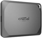 Crucial X9 Pro 4TB USB-C External Portable SSD with 1050MB/s Speed for PC MAC PS5 Xbox Android iPad Pro, Space Gray