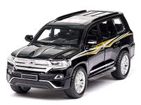 VARIYA ENTERPRISE® Metal Pull Back Diecast Car SUV 1:32 LAND CRUISER 6 DOOR Pull Back Car Model with Sound Light Boys Gifts Toys for Kids【Pack of 1】