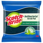 Scotch-Brite Anti- Bacterial Scrub Pad, Neem Fragrance (Super Saver Pack of 5)