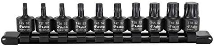 Astro Pneumatic Tool 94410T 10-Piece 3/8" Drive Nano Impact Torx Bit Sockets