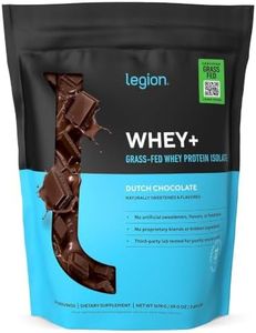 LEGION Whey+ Protein Whey Isolate from Grass Fed Cows (Chocolate, 60 Servings) - Whey Protein Isolate Powder, Low Calorie, Non-GMO, Sugar Free, Lactose and Gluten Free, All Natural Protein Powder