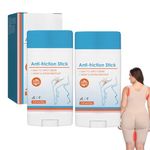 Fankayi 2PCS Anti-Chafe Stick,Waterproof Anti Chafe Stick,Glide Anti Chafing Stick,Thigh Anti Chafe Stick,Running Chafe Stick,Body Anti-Chafe Balm for Heel,Lower Arm,Legs,Skin Protection,Moisturizing