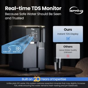 iSpring Hot & Cold RO Water System – RCD100HCG Reverse Osmosis