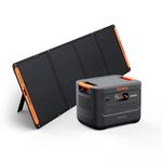Jackery Solar Generator 3000 v2 with SolarSaga 200W Panel, 3072Wh LiFePO4 Portable Power Station, Total 2990W Output, Portable Generator for Home Use, Outages, Outdoor Camping, RVs, Emergency Backup