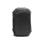 Peak Design Travel Backpack 45L, Black, Expandable 35-45L Design, Rear & Top Access, Weatherproof Shell, Laptop Sleeve, Ideal for Travel, Everyday or Camera Carry, Versatile Backpack for Men and Women