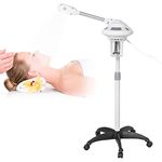 Stand Facial Steamer, Professional Beauty Hot Mist for Home Spa Salon Use Single Rocker Arm Multifunctional Floor Skin Care Aroma Steamer Machine for Moisturizing Wrinkle Removal