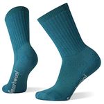 Smartwool Women's Hike Classic Edition Full Cushion Crew Socks – Merino Wool Socks for Hiking, Camping, Walking & Hunting – Made in USA - Capri, M