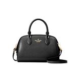 kate spade handbag for women Madison duffle crossbody purse (Black)