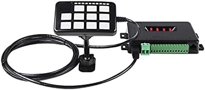 Astro 1100 Series 11 Gang LED Push Button Switch Box Panel – Emergency Car Light Controller With 11 Backlit Control Buttons - Universal Switches Box For Offroad Vehicle, SUV, ATV & Truck - 35 Stickers